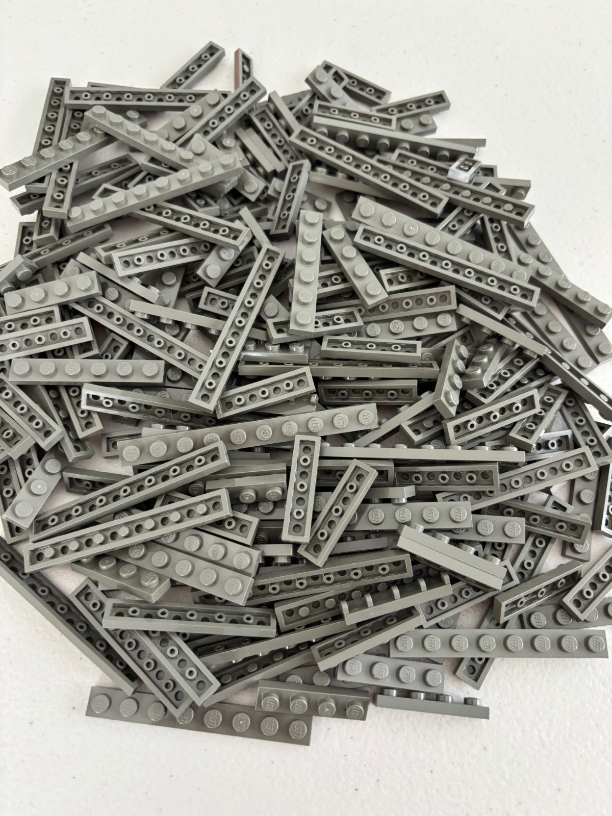 SHIPS FREE!! LEGO LOT 100 OLD DARK GRAY BIG PLATE PLATES 1X3 1X4 1X6 etc PARTS