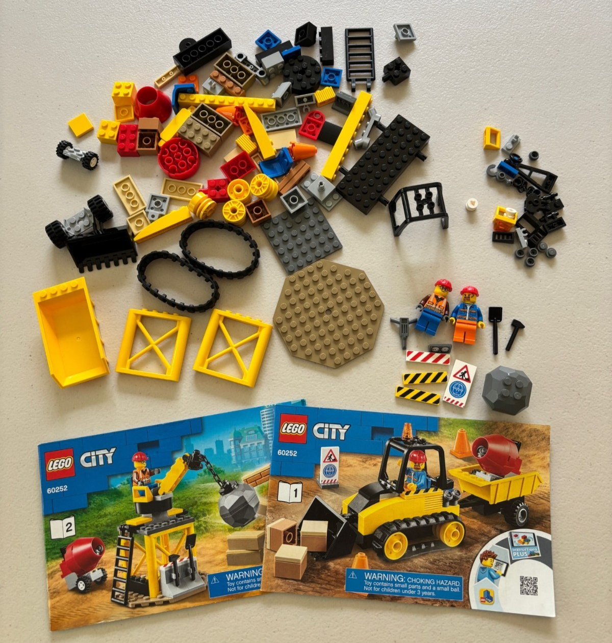 LEGO Construction Bulldozer City Great Vehicles 60252  100% Complete