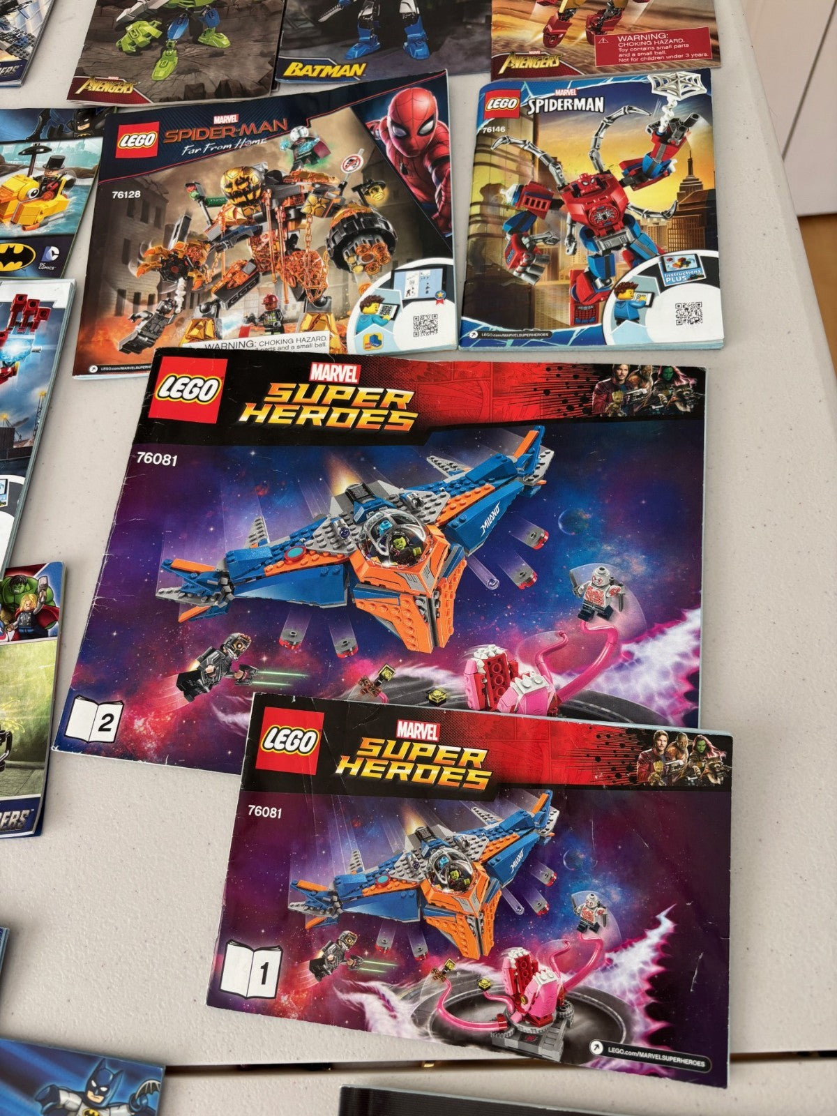 LEGO SUPER HEROS AVENGERS INSTRUCTION BOOK MANUAL ONLY LOT 76125 76131 6860 6869