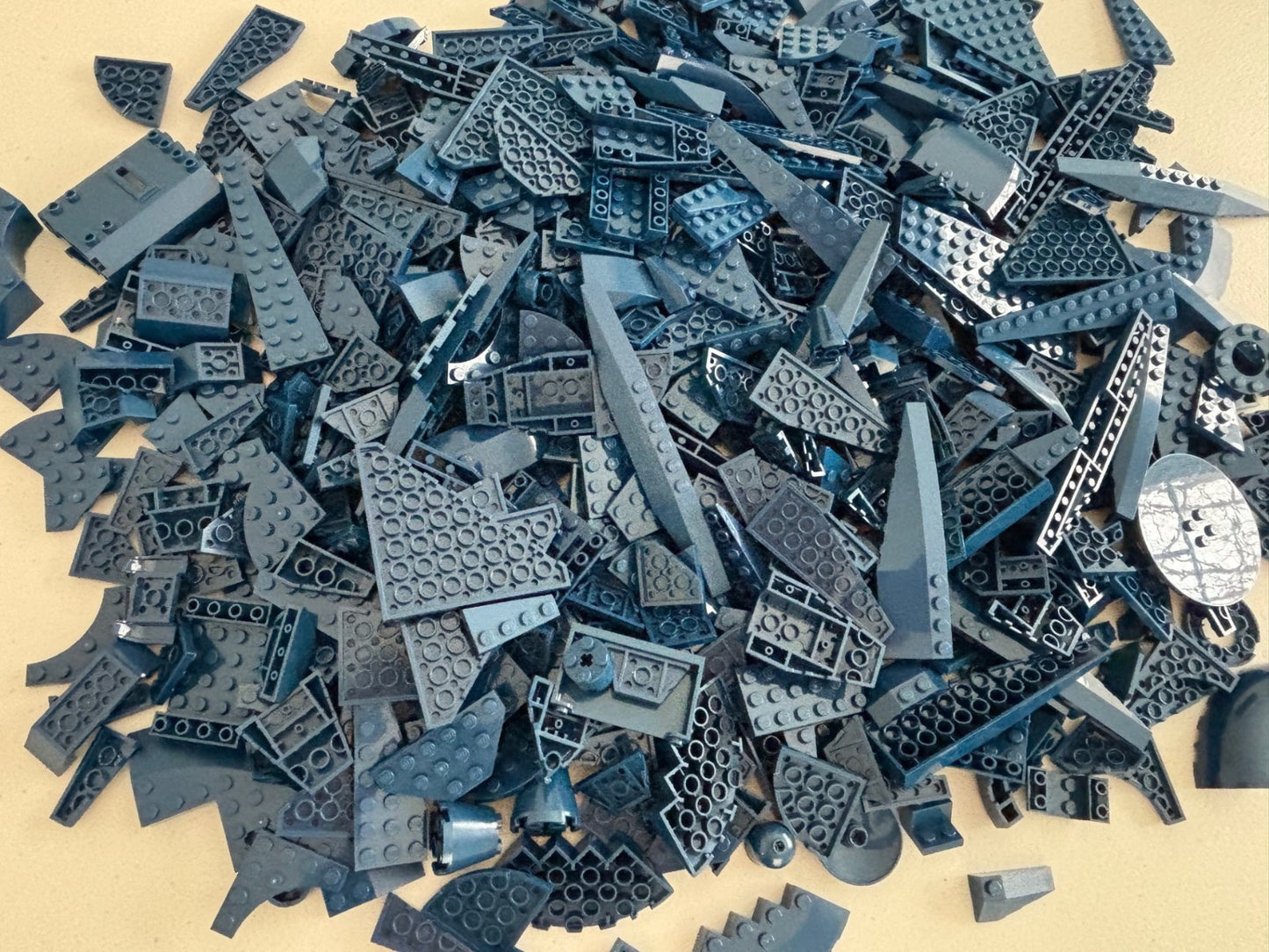 SHIPS FREE!! LEGO BULK LOT 100 DARK BLUE WEDGE WING CORNER PLATES STAR WARS RARE