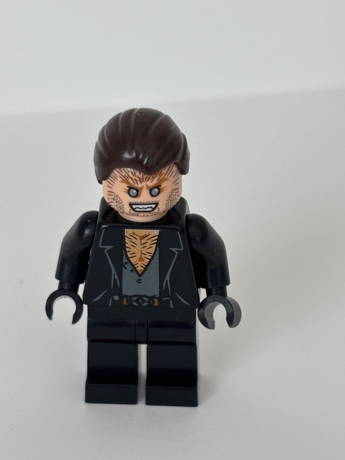 LEGO Harry Potter Minifigure Fenrir Greyback hp209 Black Hair from set 75980