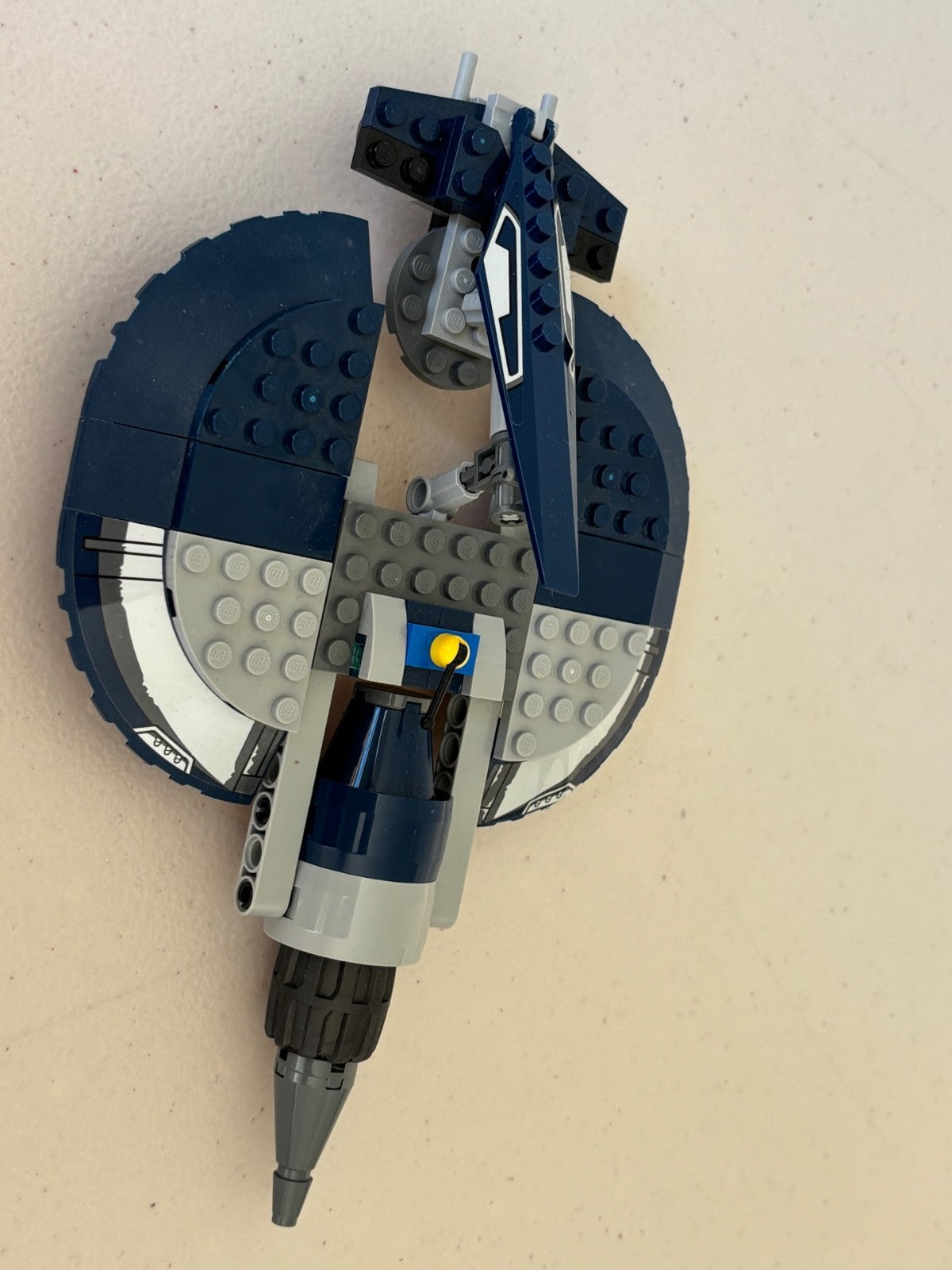 LEGO 75199 General Grievous Combat Speeder & Micro Falcon INCOMPLETE Ship Only