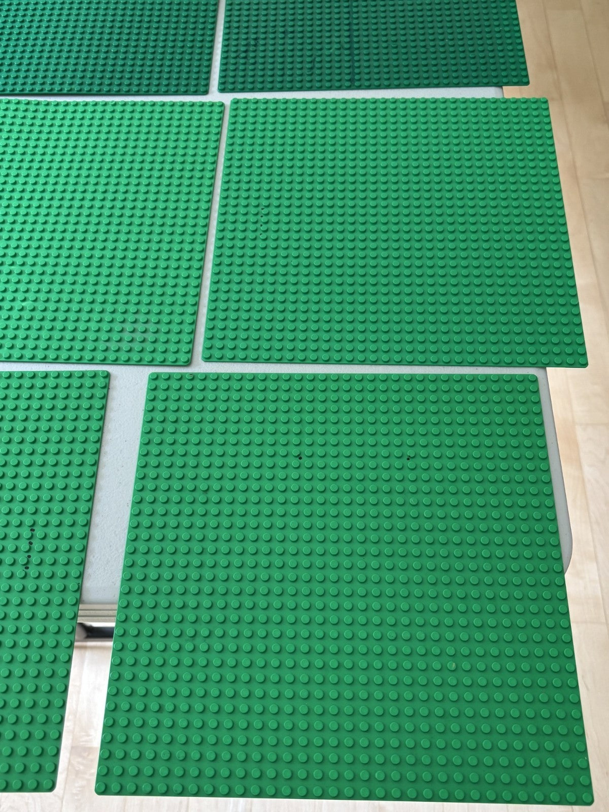 LEGO Lot of 11 3811 Green Blue Base Plate Baseplate 32x32 10" x 10 " inch READ