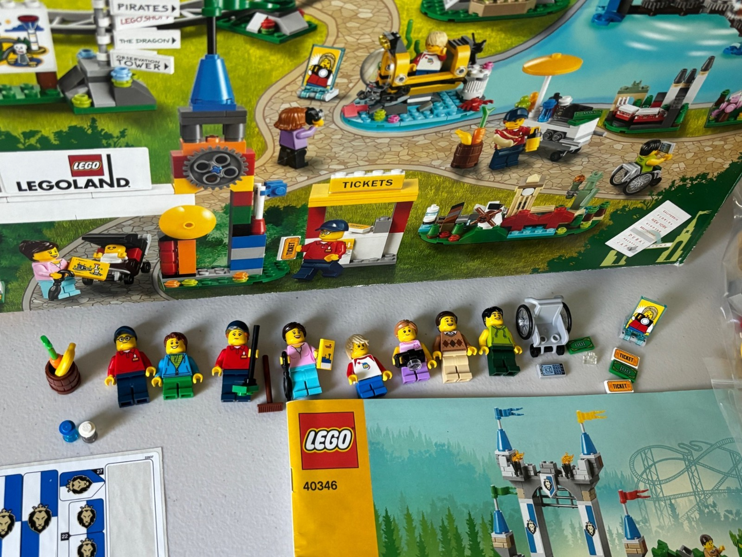 LEGO 40346 LEGOLAND Park 2019 EXCLUSIVE 100% Complete W/Box & All Books