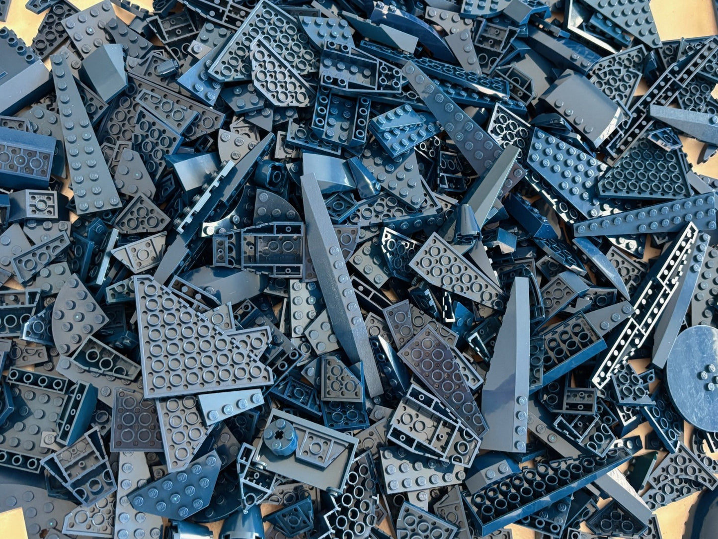 SHIPS FREE!! LEGO BULK LOT 100 DARK BLUE WEDGE WING CORNER PLATES STAR WARS RARE