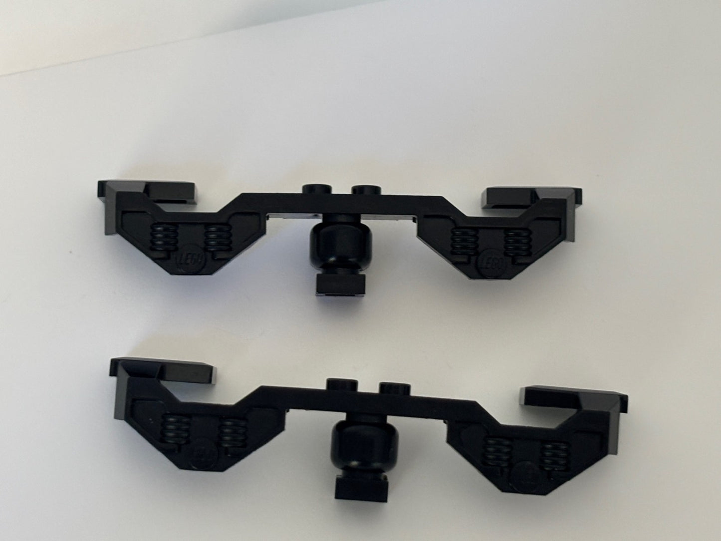 Lego LOT OF 2 Black Train Motor 9V Decorative Side 2871 For City, Town