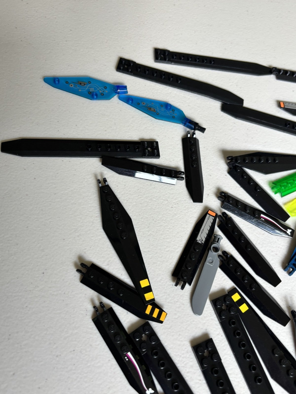 LEGO Lot of 59 Helicopter blades Rotor 65184 57906 etc Mixed Parts