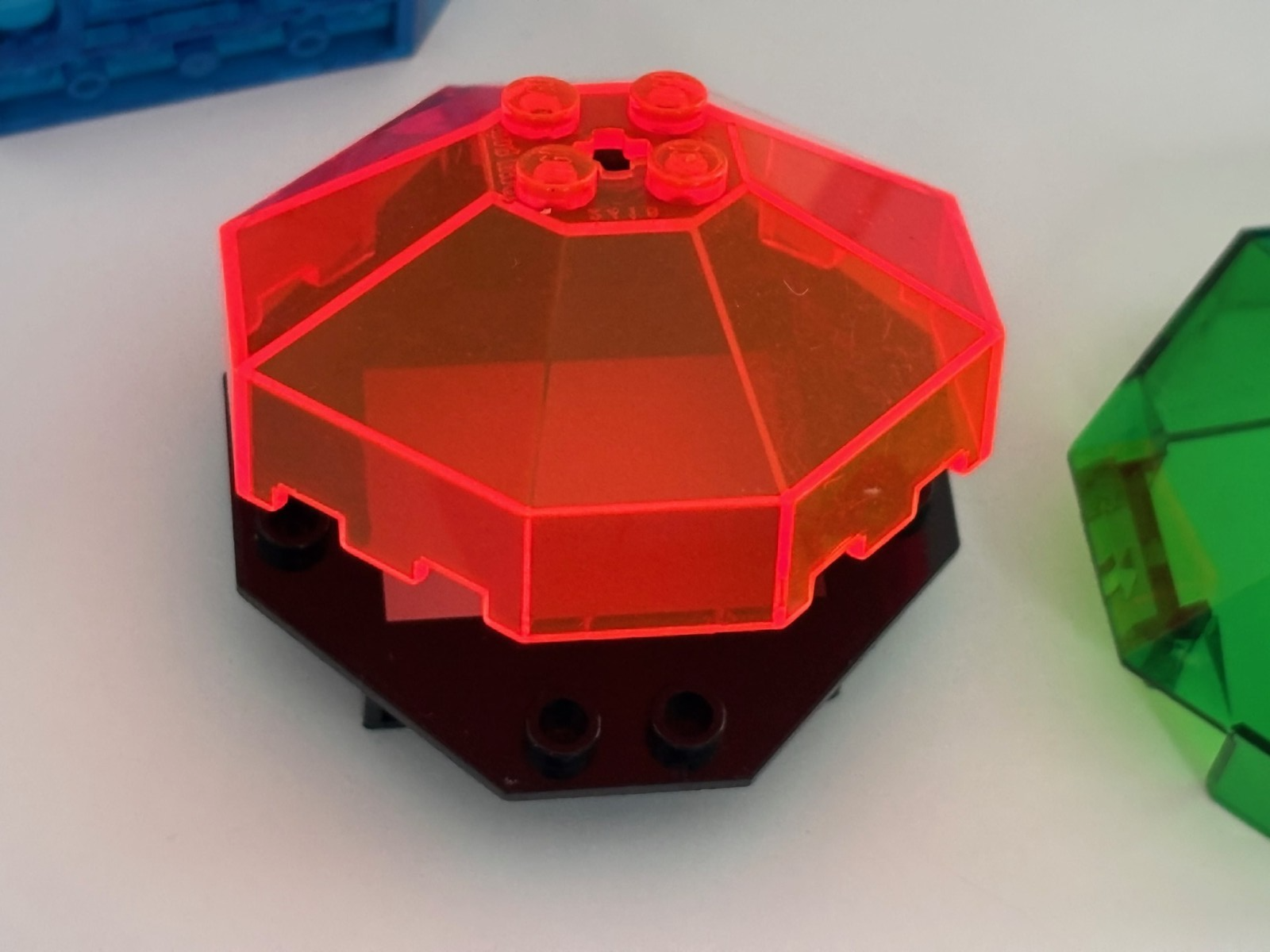 LEGO Space Dark Blue Green Neon Orange Translucent canopy windscreens Lot of 15