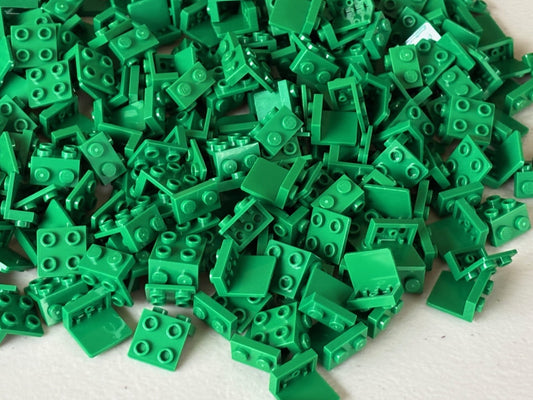 SHIPS FREE!! LEGO LOT of 50 GREEN BRACKETS BRACKET
