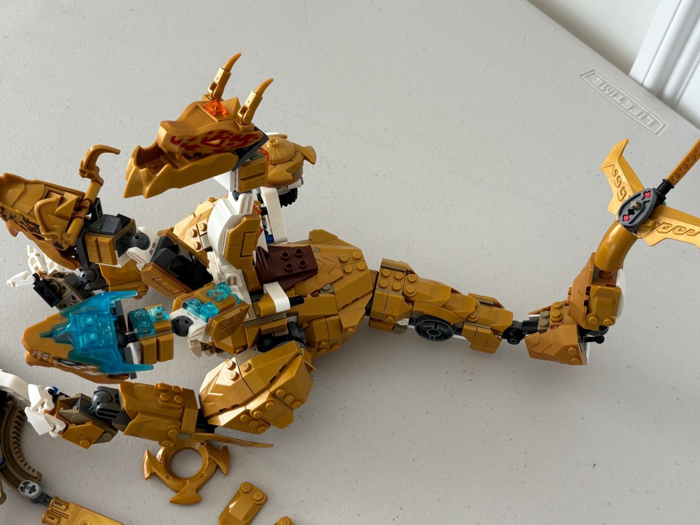 LEGO 71774 Ninjago Lloyd's Golden Ultra Dragon. Incomplete Golden Dragon Only