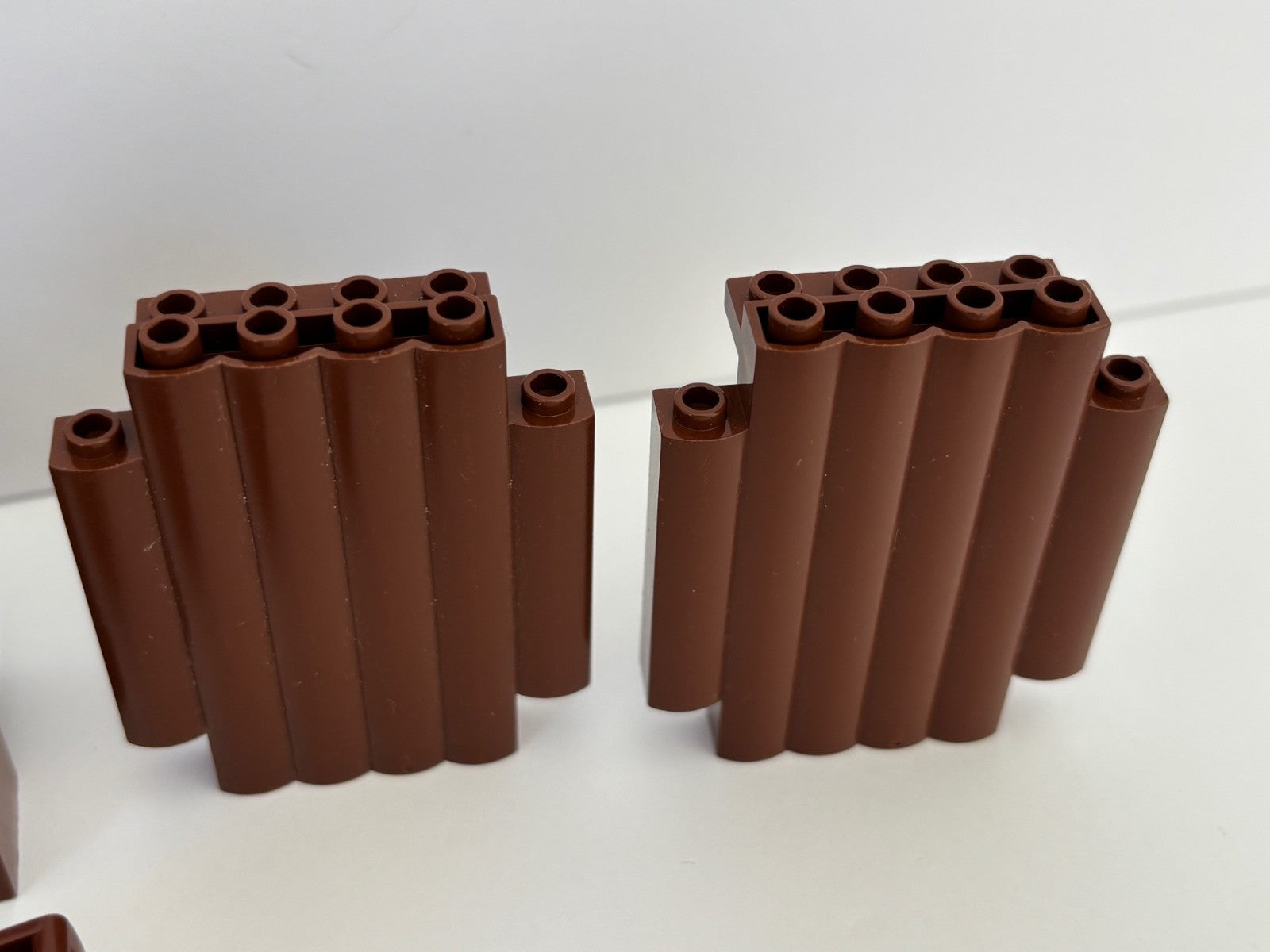 LEGO Lot of 19 Mountain Castle Rock Wall Panels Burp 2X4X6 Reddish Brown 6475328