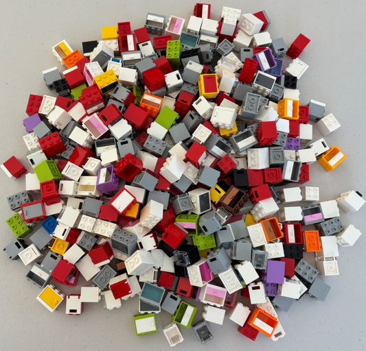 LEGO BULK RANDOM LOT OF 25 CONTAINER BOX  MAILBOX CUPBOARD CABINET ETC 4346 4532