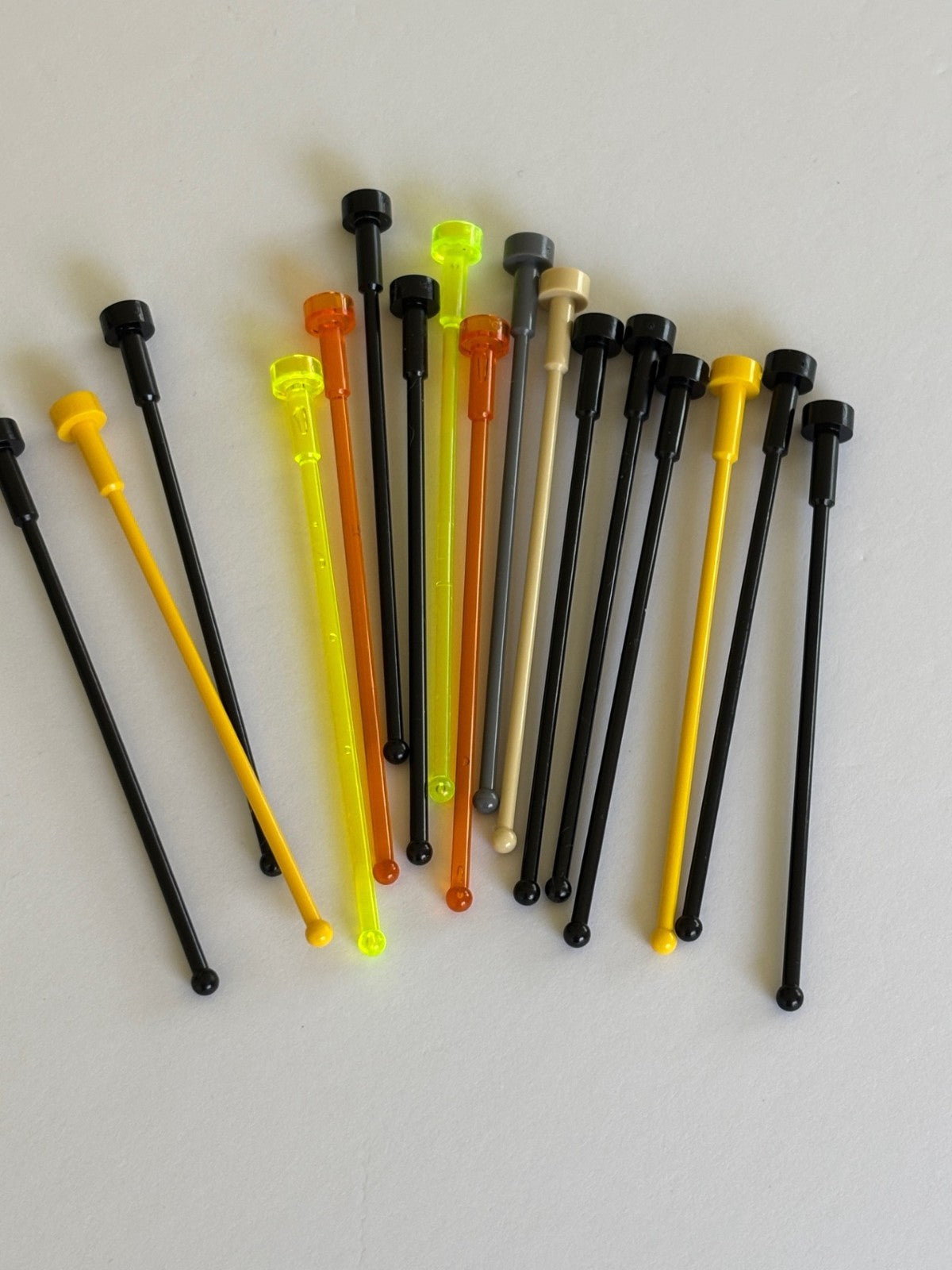 LEGO Lot of 17 Whip Antenna 8H Satellite 60014 76018 7141 10026 7877