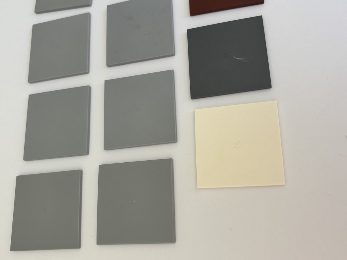 LEGO Parts Gray  etc Tile 6 x 6 10202 - QTY 13