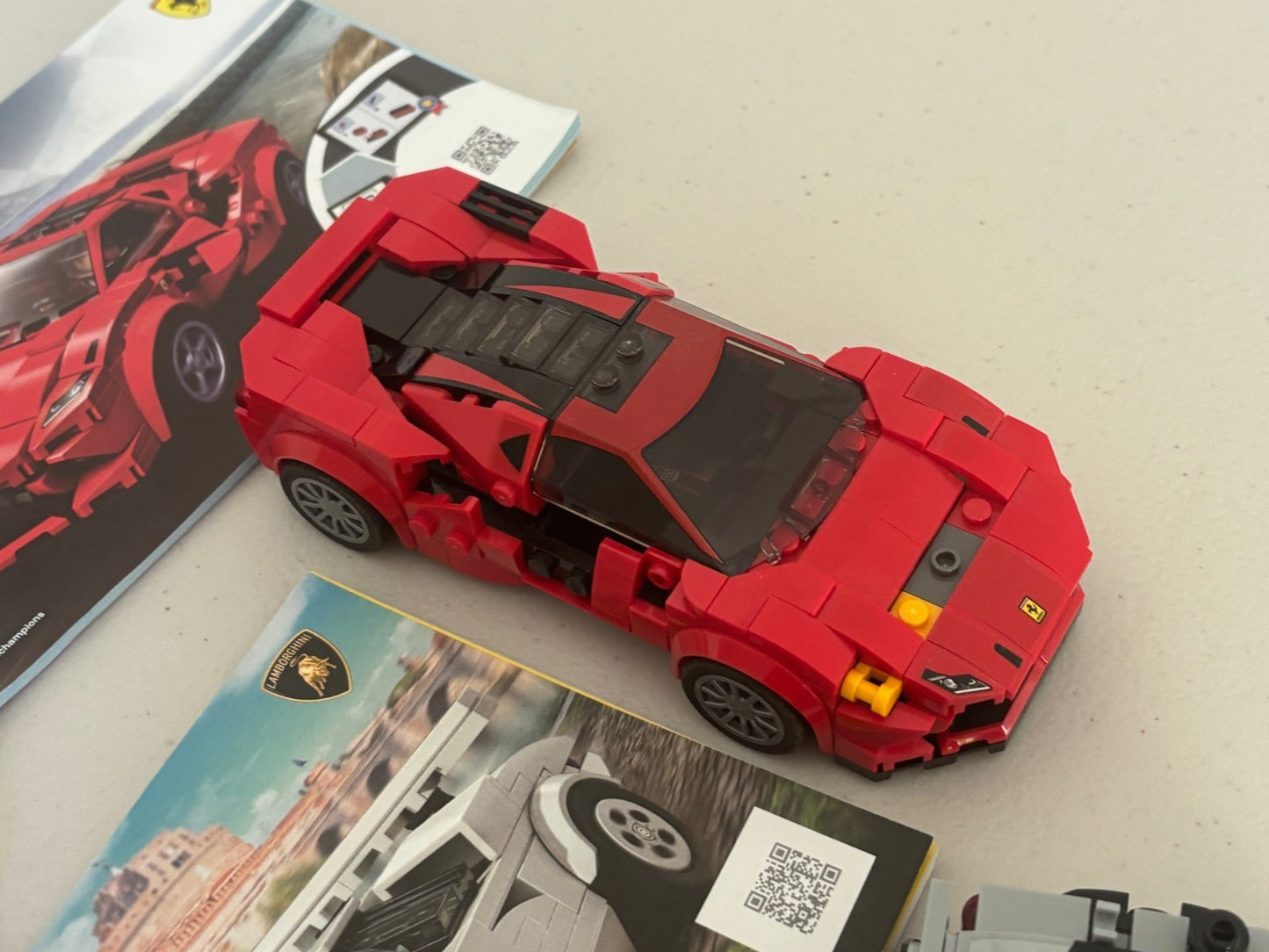 LEGO Lot Cars SPEED CHAMPIONS FERRARI LAMBORGHINI Vehicle comes as shown (Lot E)
