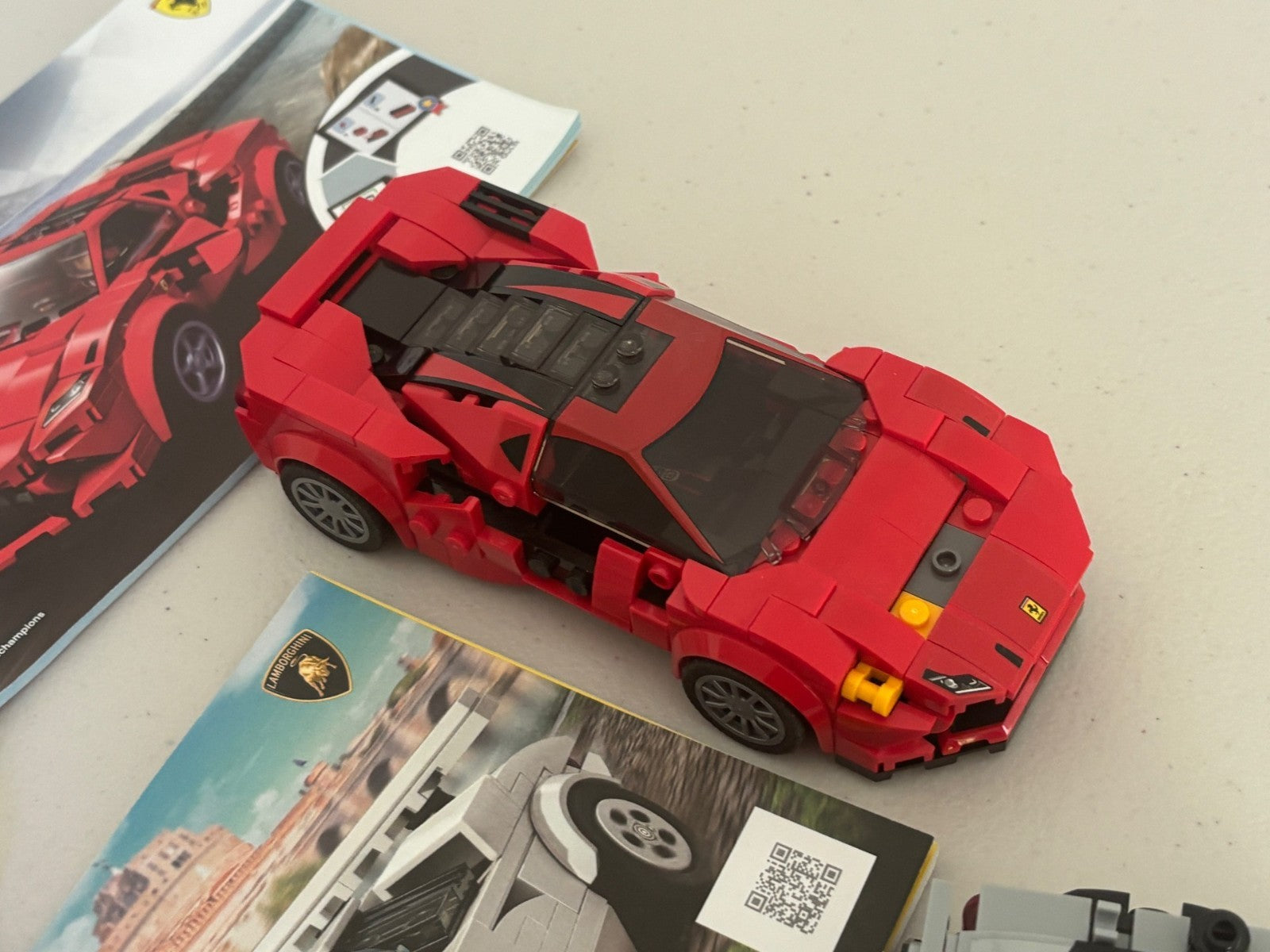 LEGO Lot Cars SPEED CHAMPIONS FERRARI LAMBORGHINI Vehicle comes as shown (Lot E)