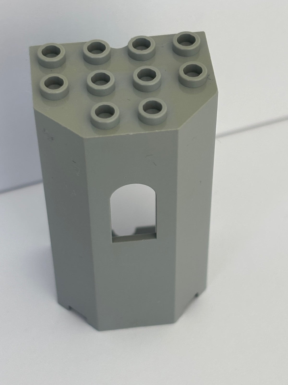 LEGO Lot of 9 Castle Parts Light Bluish & Old Vtg Gray Panel Window Wall Turret