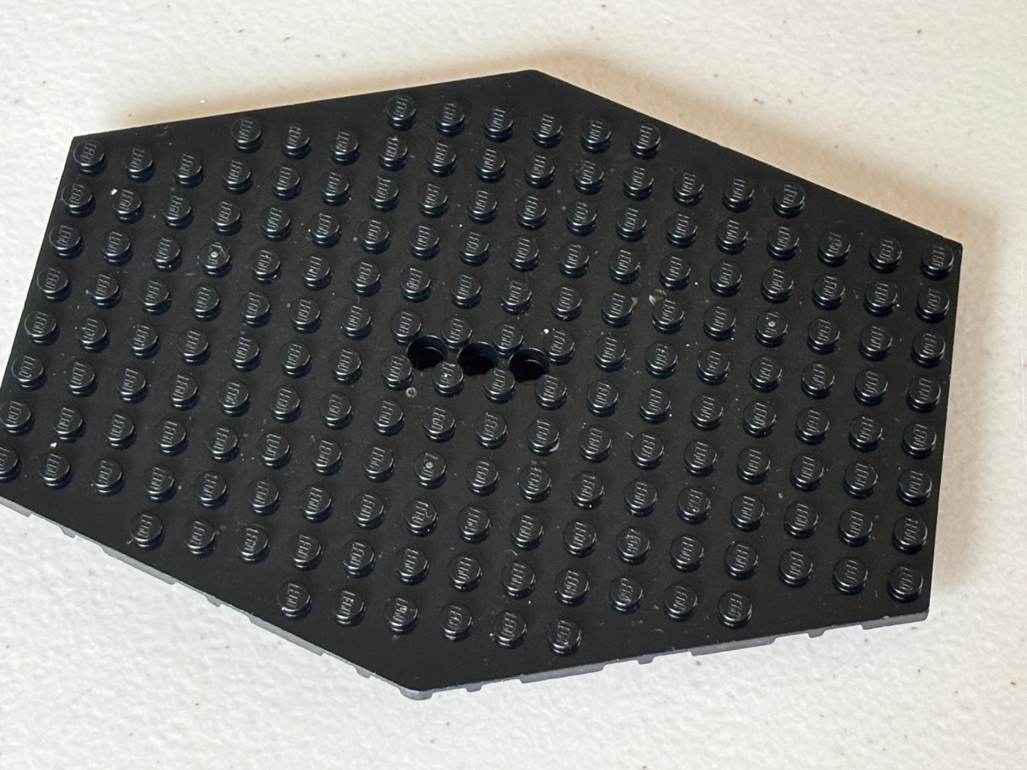 LEGO Black Plate 14 x 18 with Hole 44666, From Set 75237, Tie Fighter