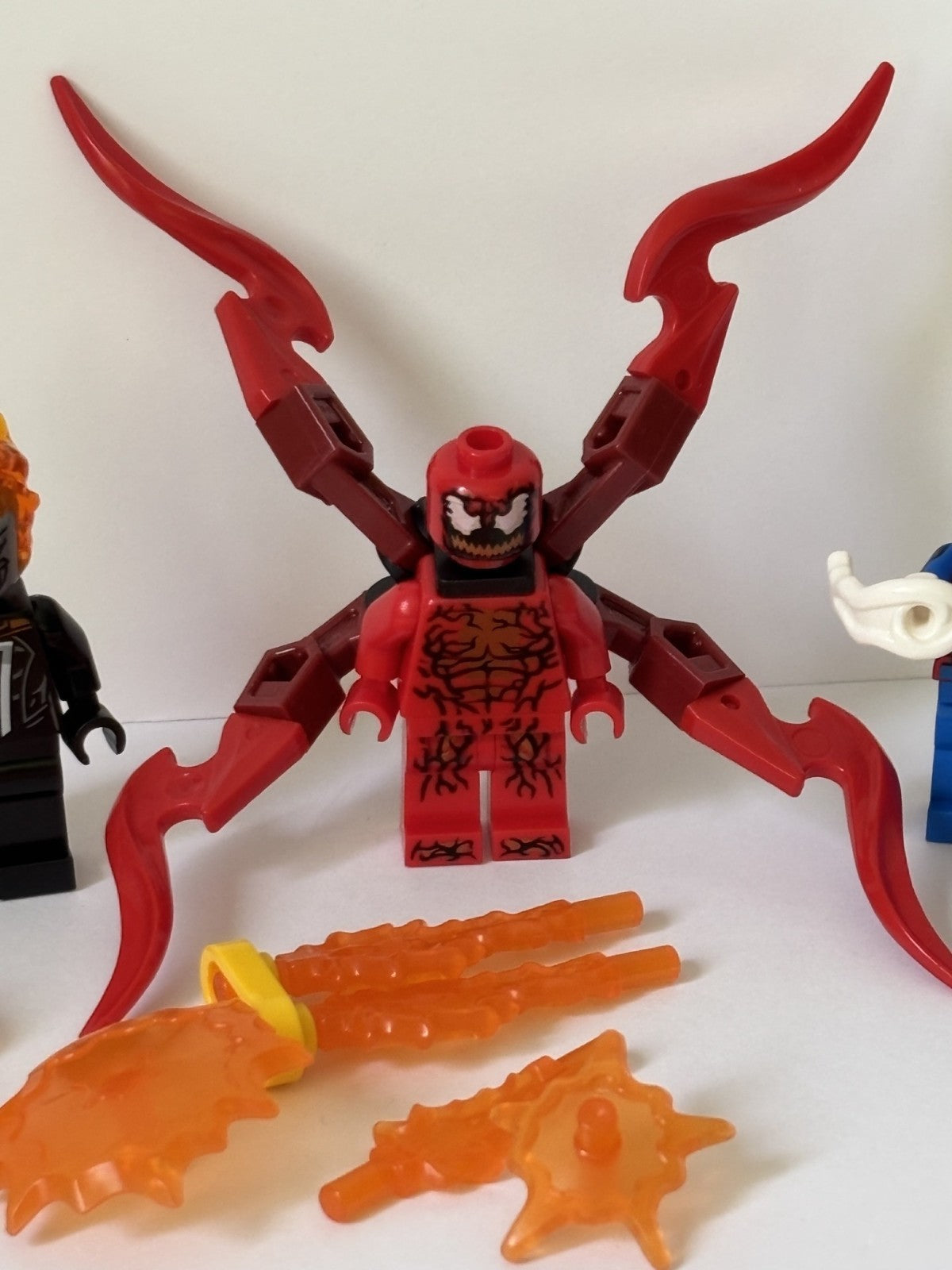 LEGO NEW Ghost Rider Spider-Man Carnage Minifigure Lot 76173 Marvel Figures