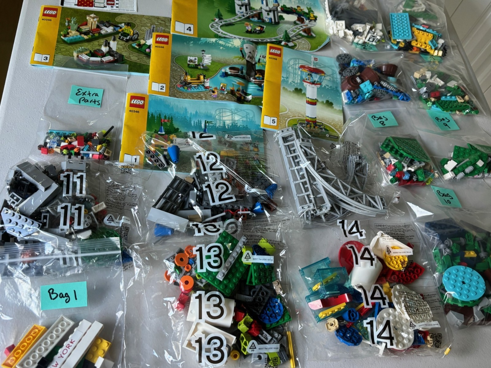 LEGO 40346 LEGOLAND Park 2019 EXCLUSIVE 100% Complete W/Box & All Books