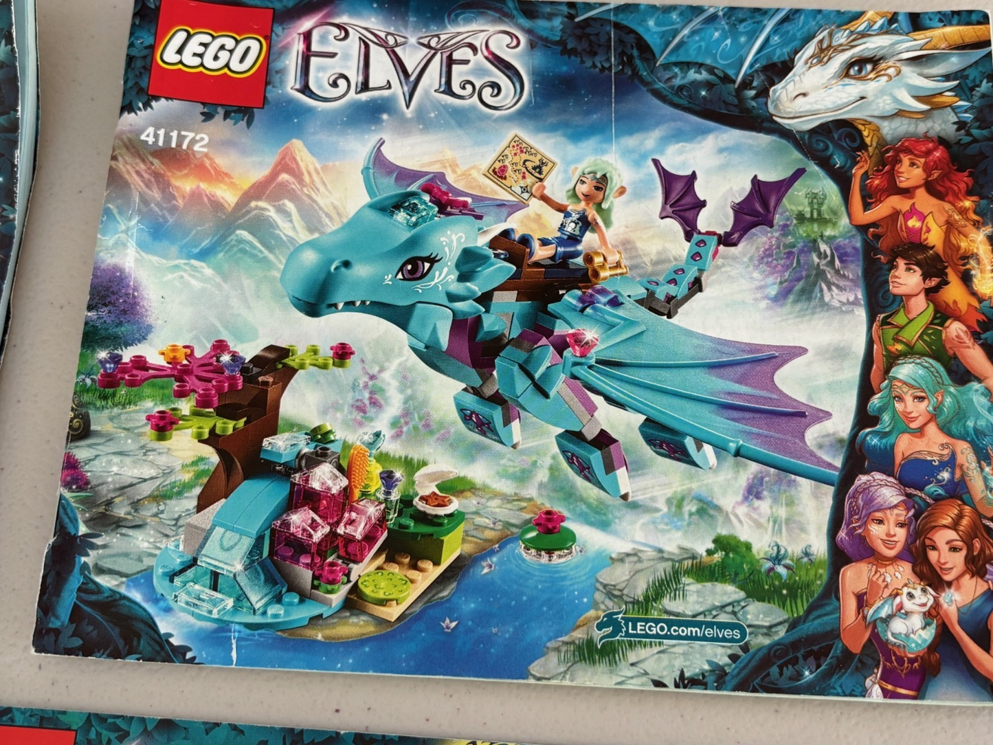 LEGO ELVES INSTRUCTION BOOK MANUAL ONLY LOT 41179 41175 41172 41173 41192 DRAGON
