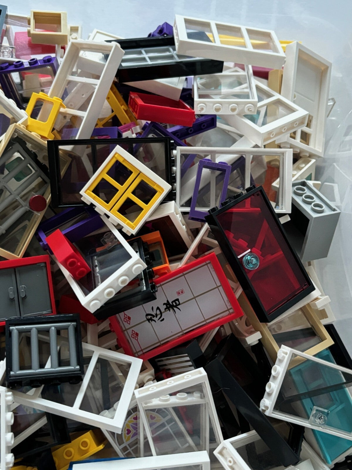 Lego Windows Doors Fences 60 Piece Lot Excellent SHIPS FREE!!