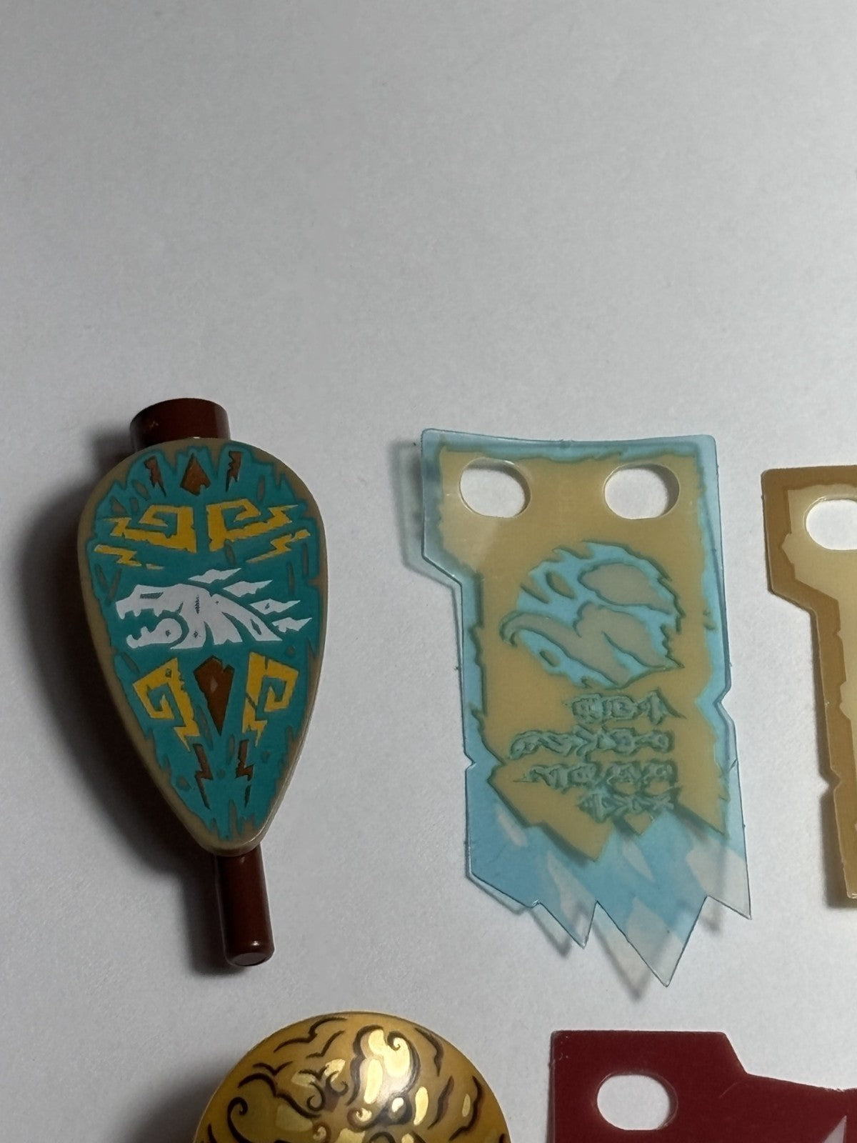 LEGO Ninjago Plastic Flags Tattered Scroll of Forbidden Spinjitzu Banner Shield