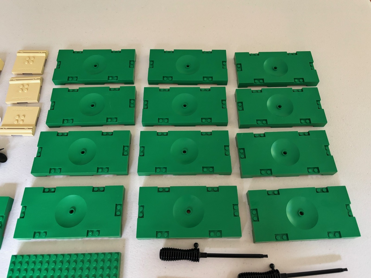 LEGO - Soccer Field Stadium HUGE Piece Parts Lot (Lot 3)