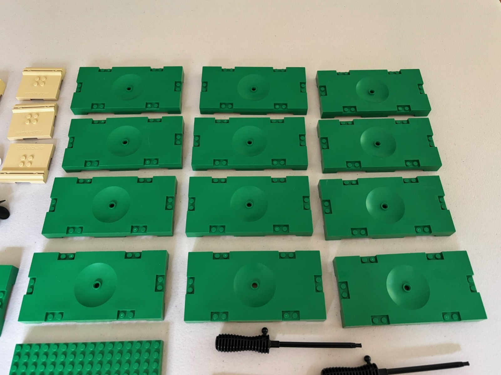 LEGO - Soccer Field Stadium HUGE Piece Parts Lot (Lot 3)