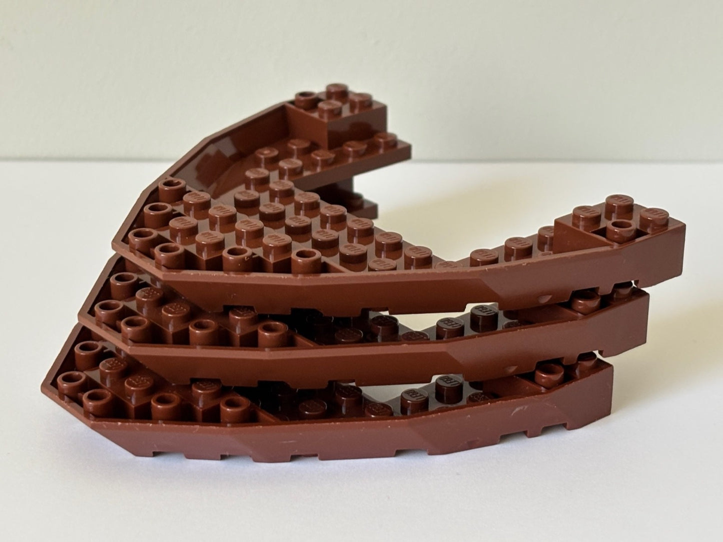 SHIPS FREE!! LEGO 47404 Lot of 3 Brown Hull Ship Boat Part
