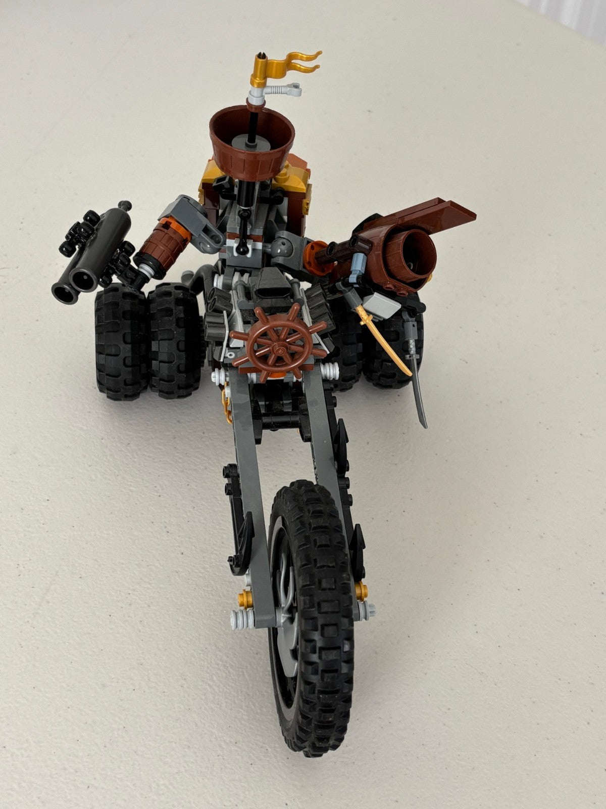 LEGO The LEGO Movie 2 MetalBeard's Heavy Metal Motor Trike 70834 Incomplete