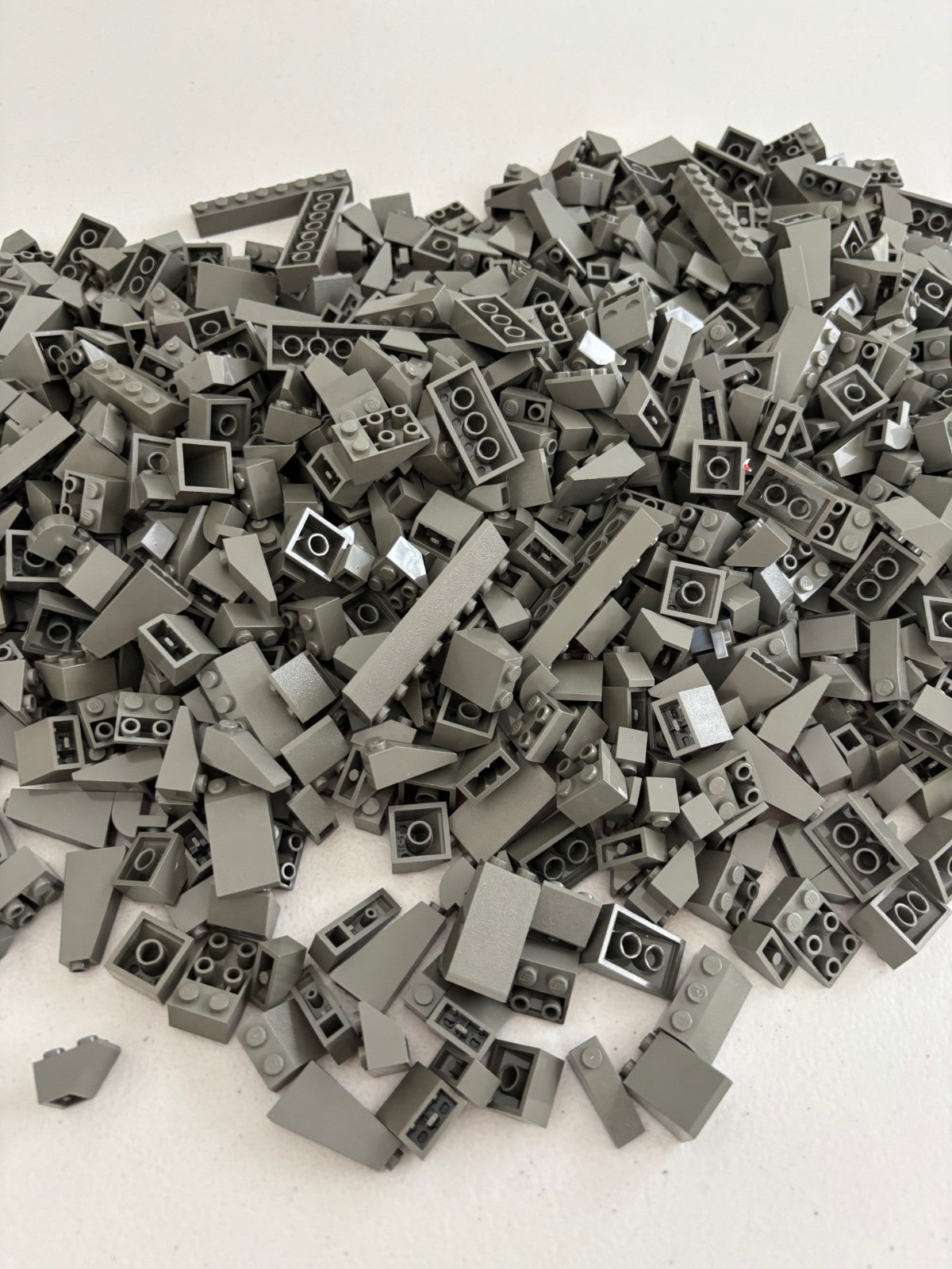 SHIPS FREE! LEGO Lot (100) OLD DARK GRAY SLOPE Pieces Variety 3040 3039 3684
