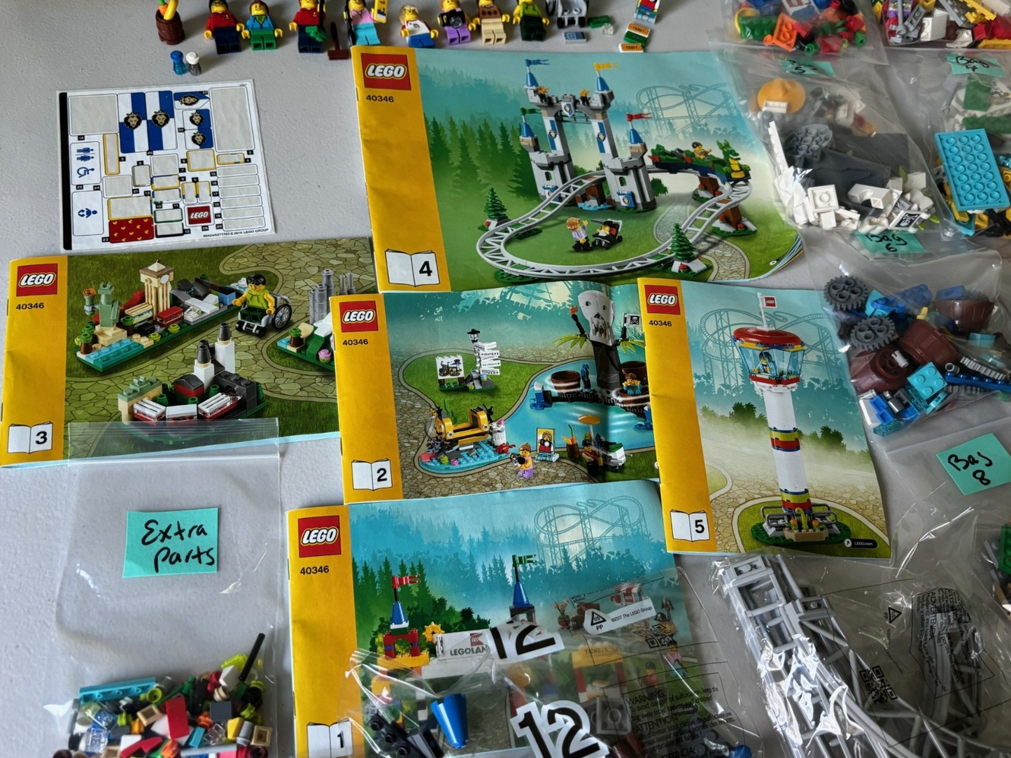 LEGO 40346 LEGOLAND Park 2019 EXCLUSIVE 100% Complete W/Box & All Books