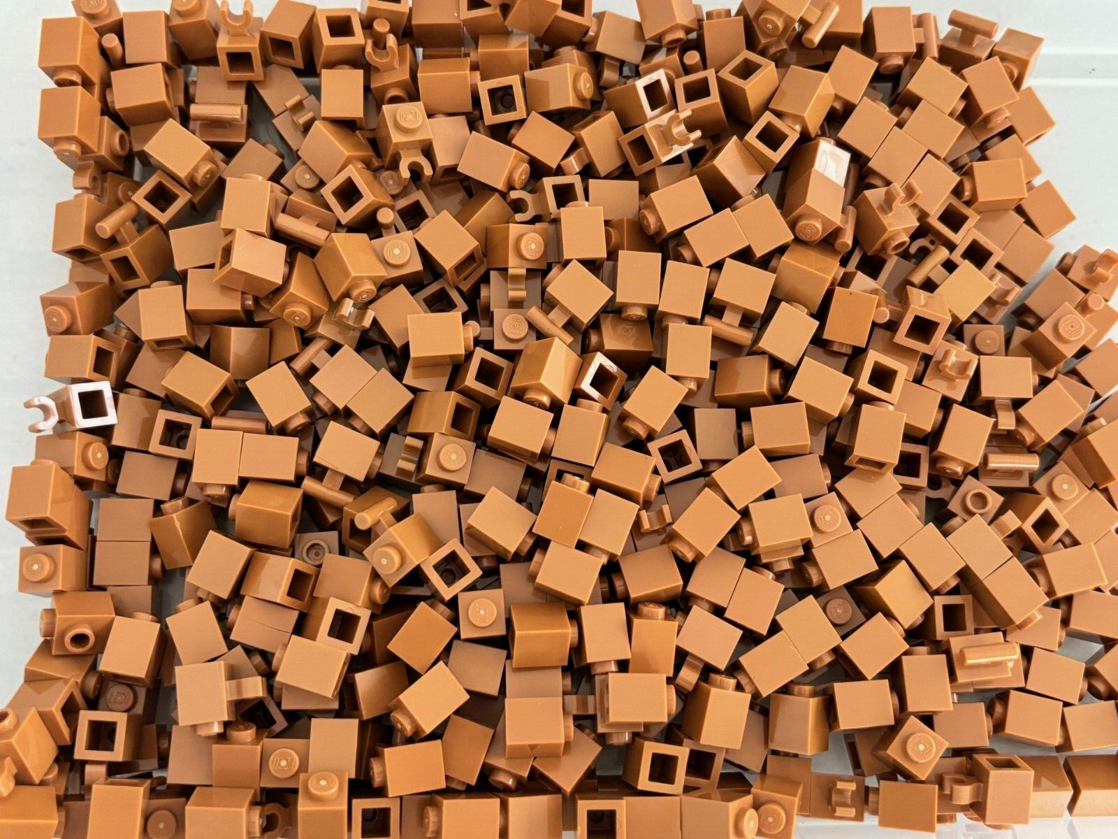 SHIPS FREE!! Lego 1x1 Brick MEDIUM NOUGAT 3005 Mixed types 1x1 Bricks Lot of 50