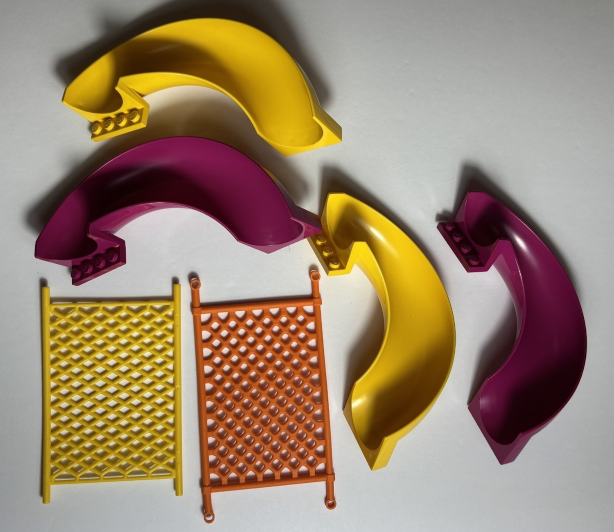 SHIPS FREE!! LEGO City Pool Party Playground Parts Lot of 6 Slides Slide & Net