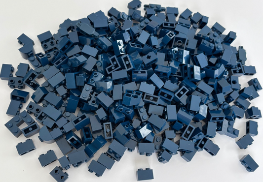 SHIPS FREE! LEGO DARK BLUE NAVY BRICK 1X2 1 X 2 MIXED LOT OF 100 PARTS STAR WARS