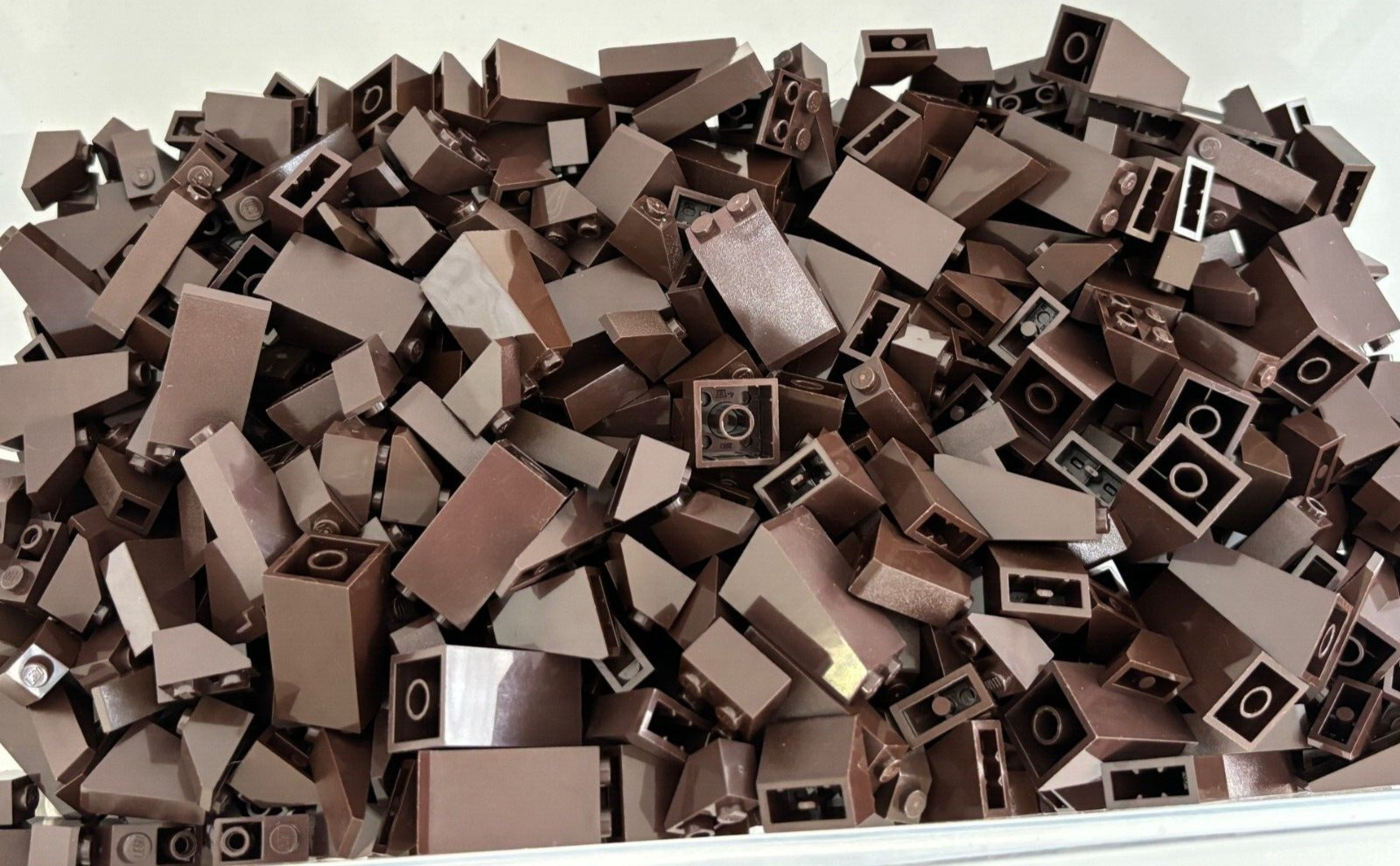 SHIPS FREE!! LEGO 50 Slope DARK BROWN 3039 3037 3678 4460 3684 3298 MIXED CASTLE