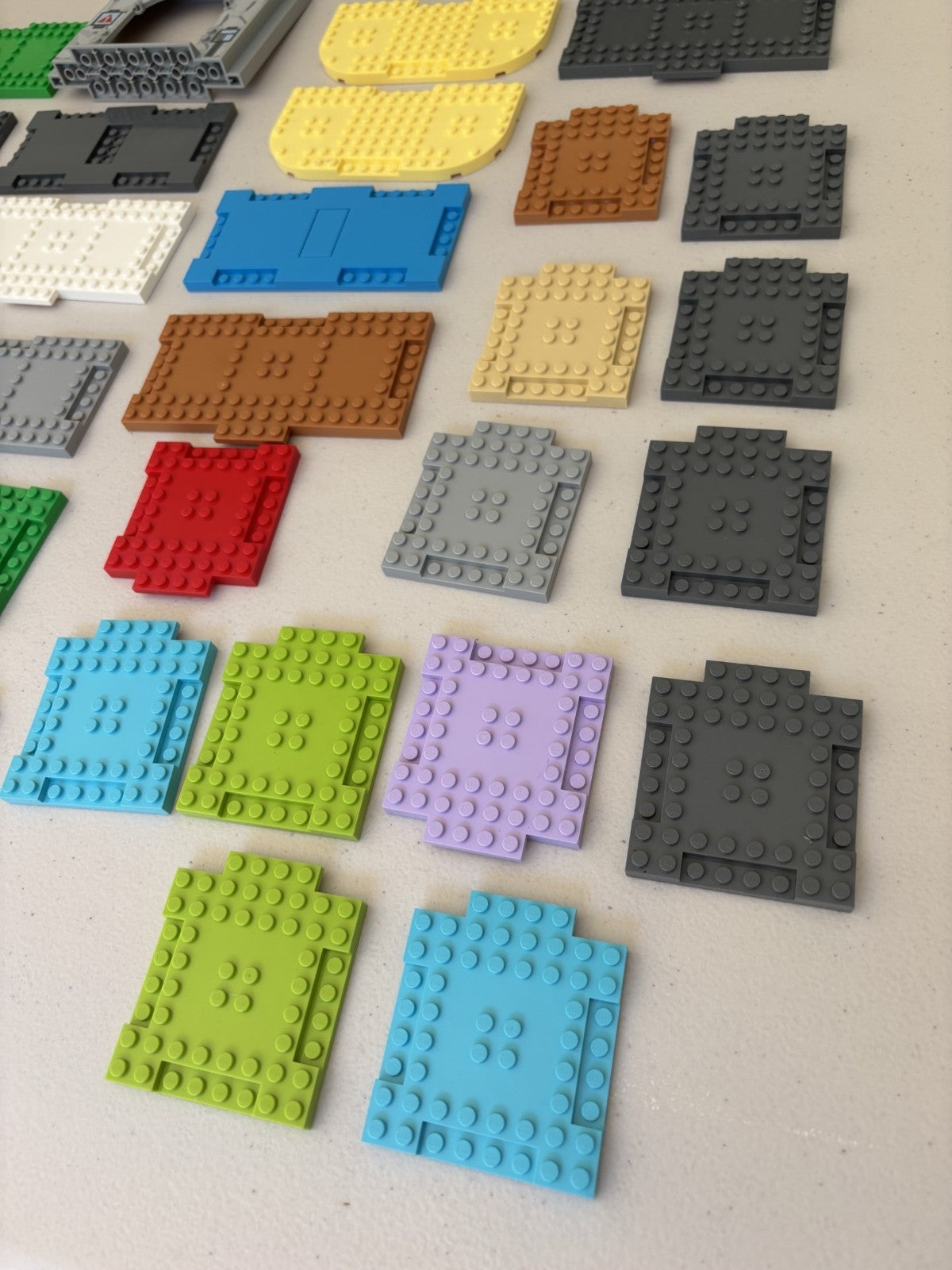 LEGO Lot 30 Interconnecting 18922 15624 71772 8x16 8x8 Plate Extension Recesses