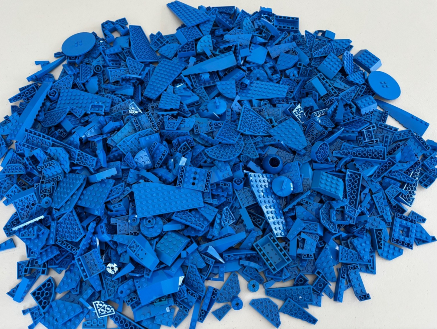 SHIPS FREE!! LEGO BULK LOT 100 BLUE WEDGE WING CORNER PLATES STAR WARS RARE