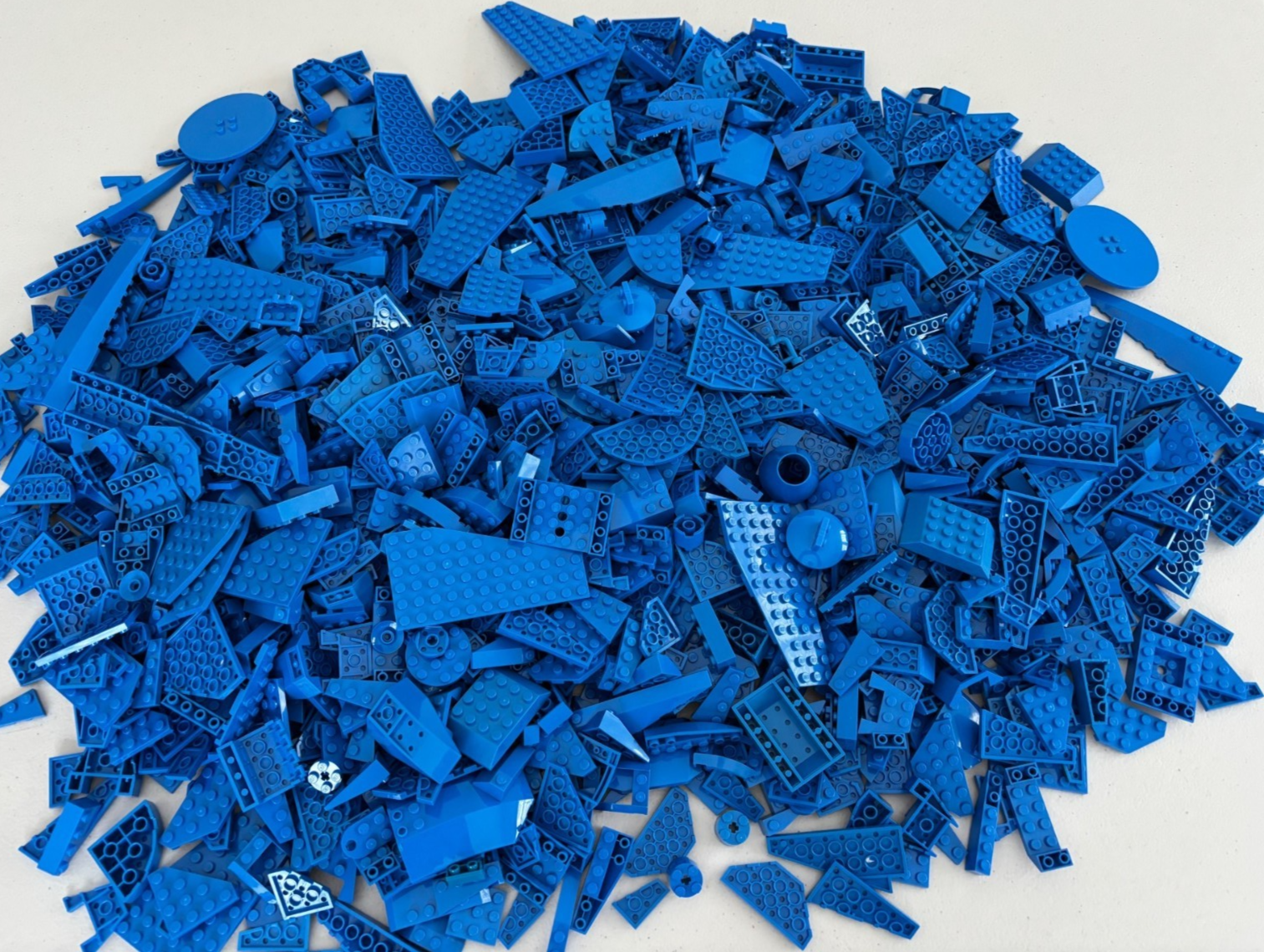 SHIPS FREE!! LEGO BULK LOT 100 BLUE WEDGE WING CORNER PLATES STAR WARS RARE