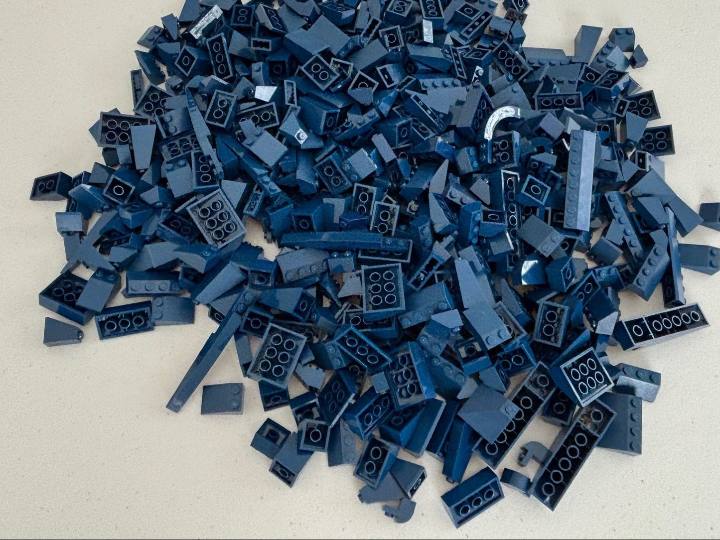 LEGO 100 Slope DARK BLUE 3039 3037 3678 4460 3684 3298 MIXED CASTLE STAR WARS